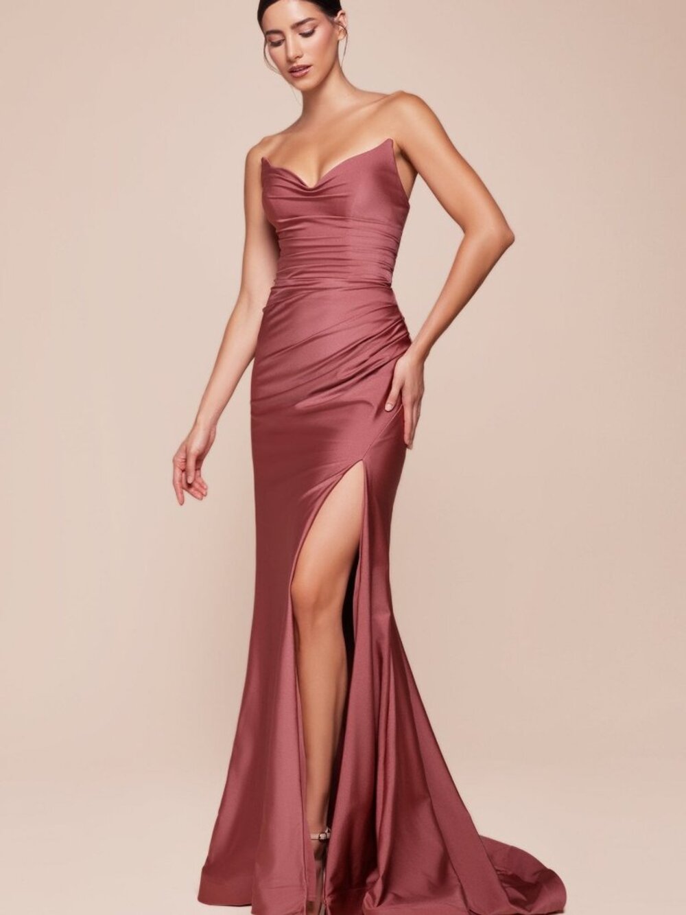 NEW SIENNA ROSE Evening Gown Floor Length Formal Elegant Stunning CD791